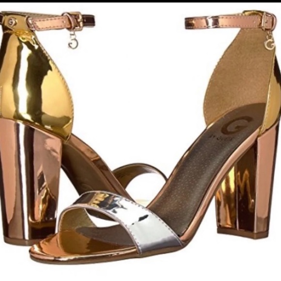 G by Guess Metallic Block Heel 7.5 - Picture 7 of 7